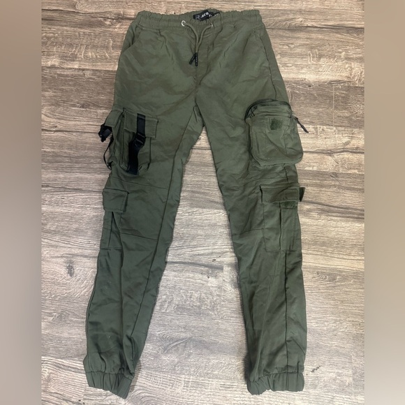 Other - Kids Olive Green Cargo Joggers